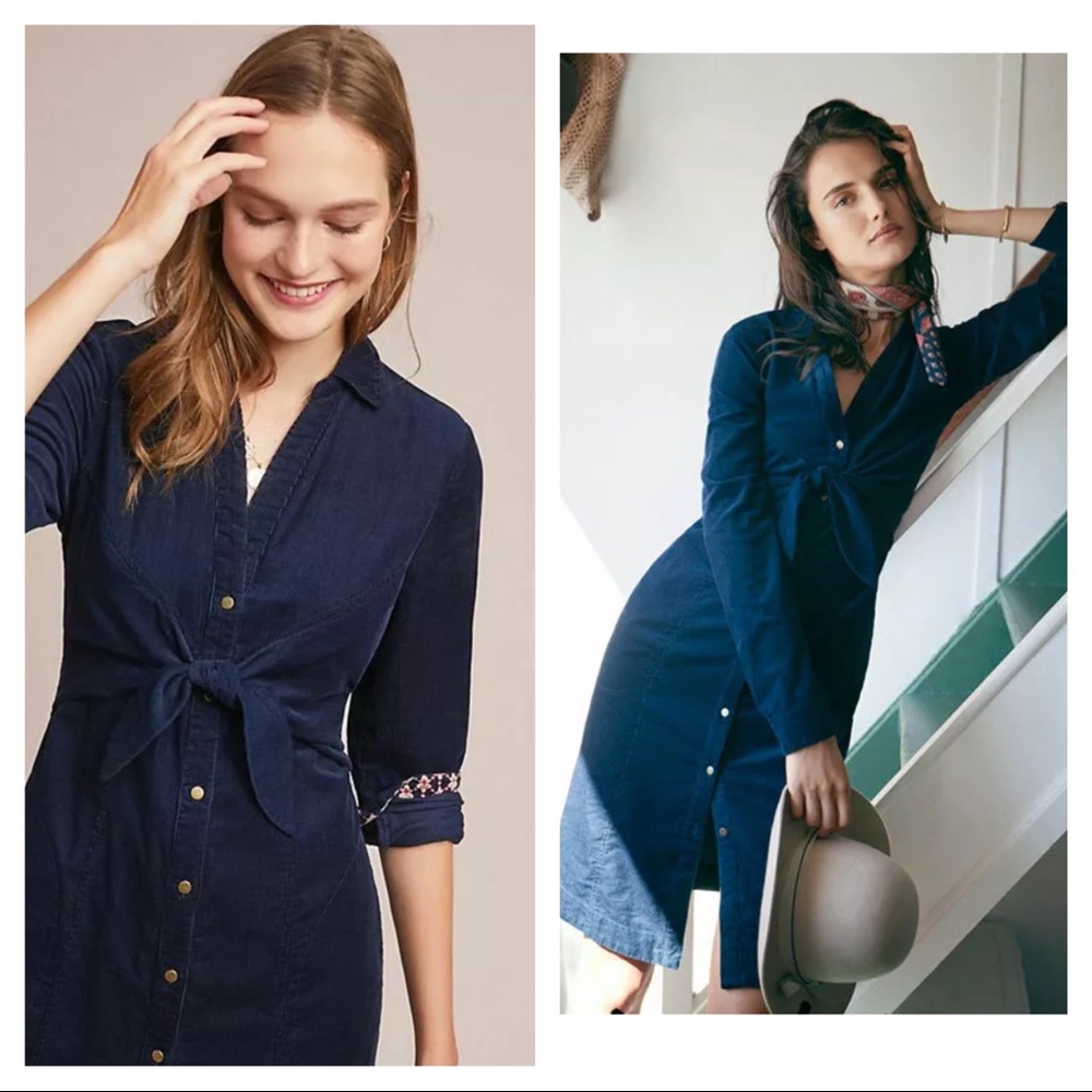 NWT Anthropologie Maeve Winchester Shirt Dress - Picture 2 of 7